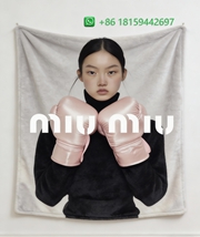 Miumiu Throw Blankets